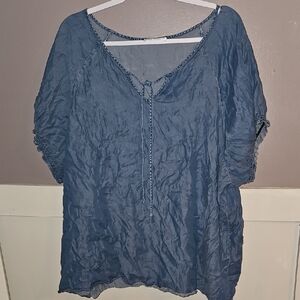 Retrology Denim Top  *clearance*